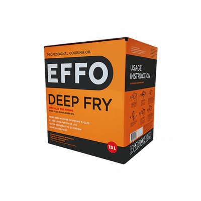Масло подсолнечное для фритюра TM EFFO Deep Fry 15 л 13.9 фото