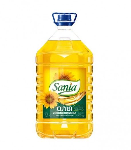 Олія для фритюру соняшникова TM Sania 5л 13.13 фото
