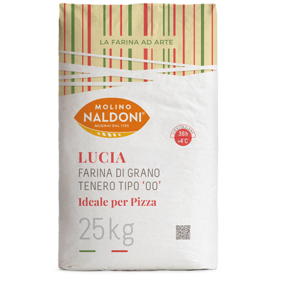 Мука итальянская для пиццы TM Molino Naldoni 00 Lucia 25 кг 01.13 фото