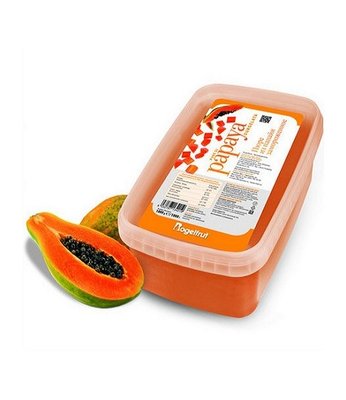 Пюре из плодов папайи замороженное, без сахара Италия 1уп/1кг 14.4 фото