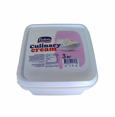 Крем-сир Baltais Culinary cream упаковка 3 кг 08.24 фото