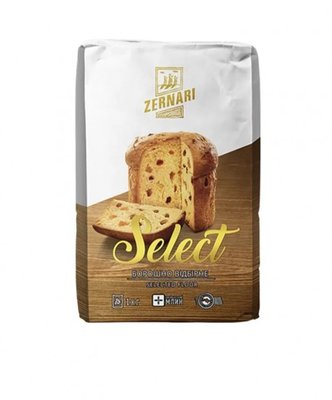 Борошно пшеничне Відбірне (Select) паперовий мішок TM Zernari 25,0 кг 15.14 фото