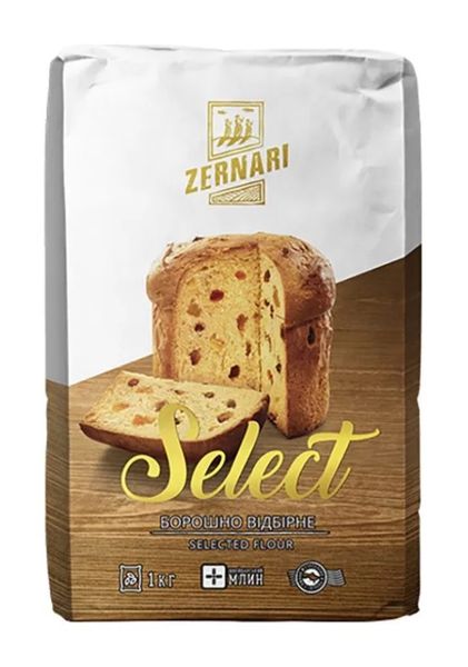 Борошно пшеничне Відбірне (Select) паперовий мішок TM Zernari 25,0 кг 01.5 фото