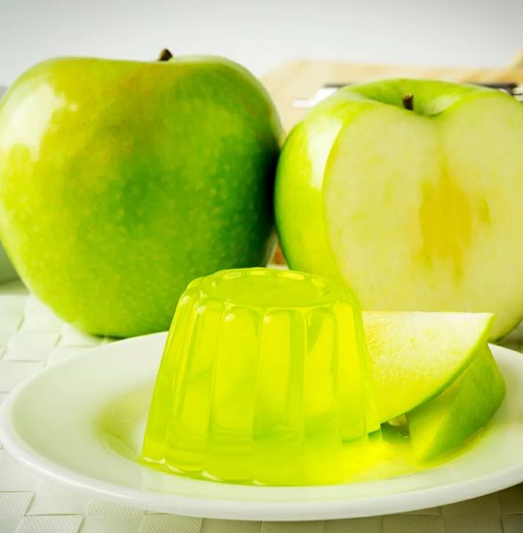Желе Зелене яблуко плодово-ягідне (галяретка) ТМ Олімпіум 1,0 кг 10.17 фото