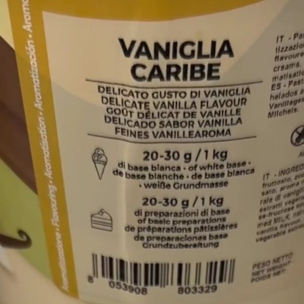 Паста ароматизована Карибська ваніль TM IRCA Joypaste Vanilla Сaribe 1,2 кг 09.10 фото