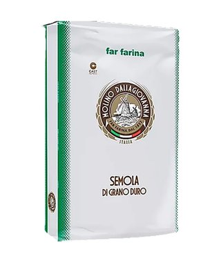 Борошно з твердих сортів пшениці Семола TM Dallagiovanna Semola Di Grano Duro 5 кг 01.11 фото