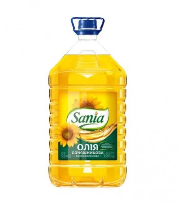 Олія для фритюру соняшникова TM Sania 5л 13.13 фото