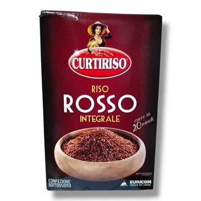 Червоний цільнозерновий рис Curtiriso Riso Rosso Integrale (Італія) 0,500 кг 18.402 фото