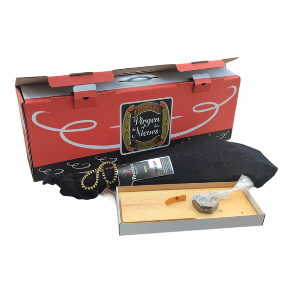Хамон Bodega подарочный набор с подставкой и хамонерою весом 6,5 - 7 кг 18.148 фото