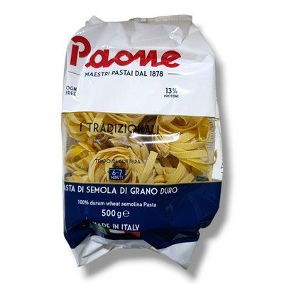 Італійська паста Paone I Tradizionali (фетучіні / тальятеле), 500 г 18.367 фото
