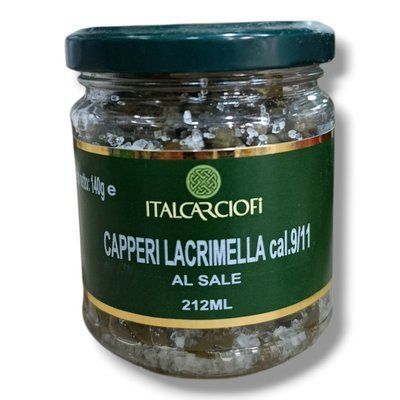 Каперси в солі Italcarciofi Capperi Lacrimella al Sale, калібр 9/11, 212 мл (140 г) 18.368 фото